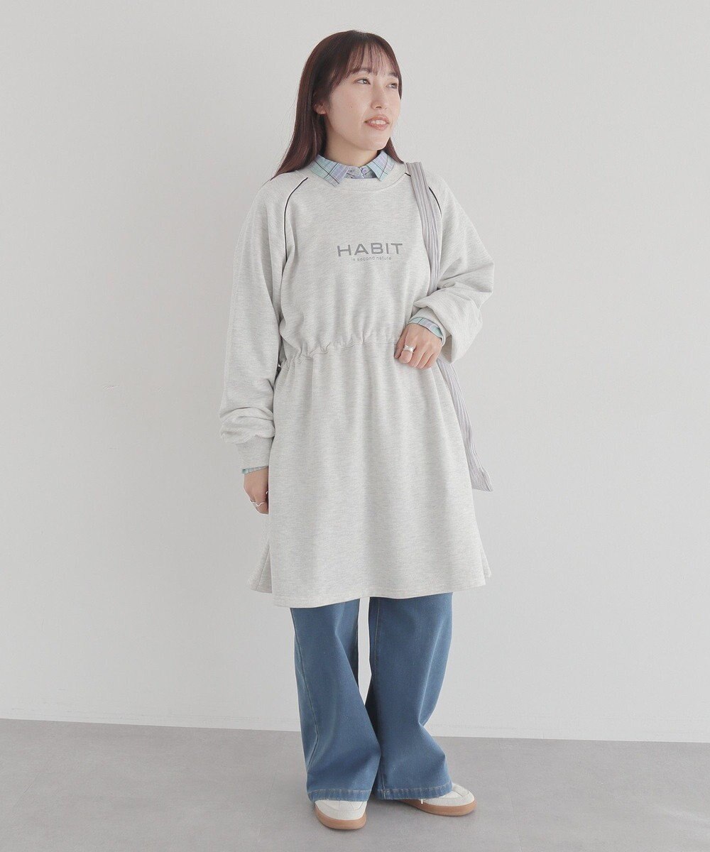 CRAFT STANDARD BOUTIQUE ライン入りロゴチュニック 