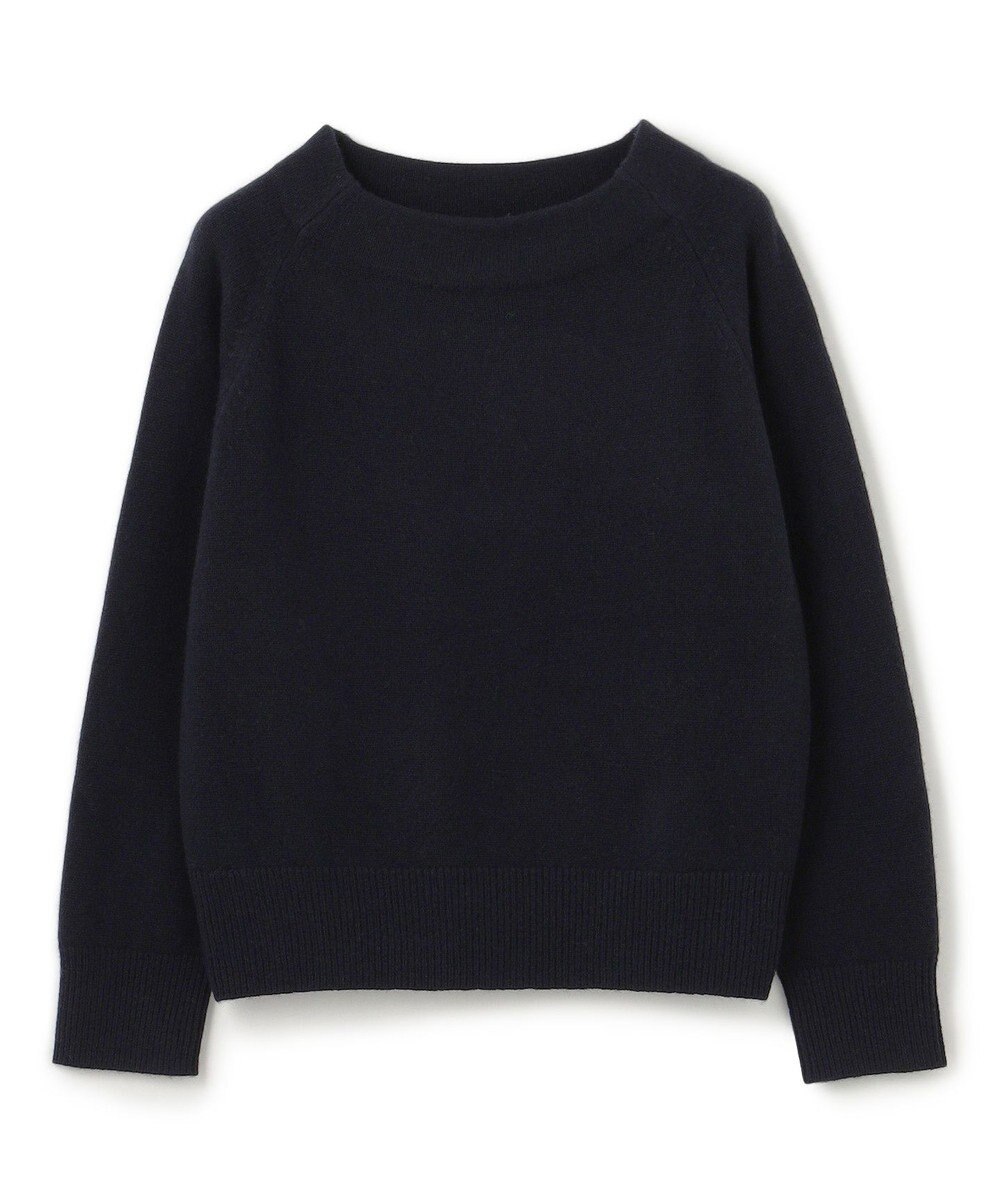 UNFILO カシミヤブレンド オフネックニット 