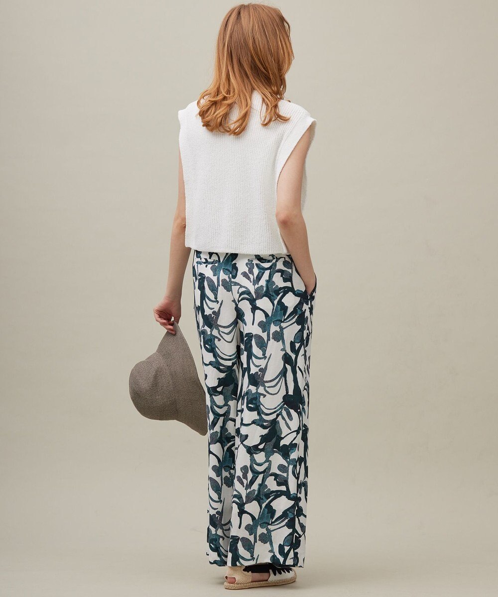 23区 【SACRA】コットンナイロンブークレ ポルカリブ ニット 