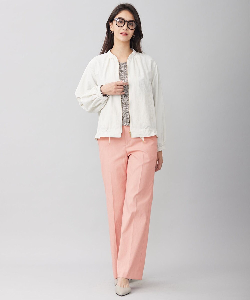 自由区 【撥水加工・UVケア・洗える】ライトグログラン ブルゾン 