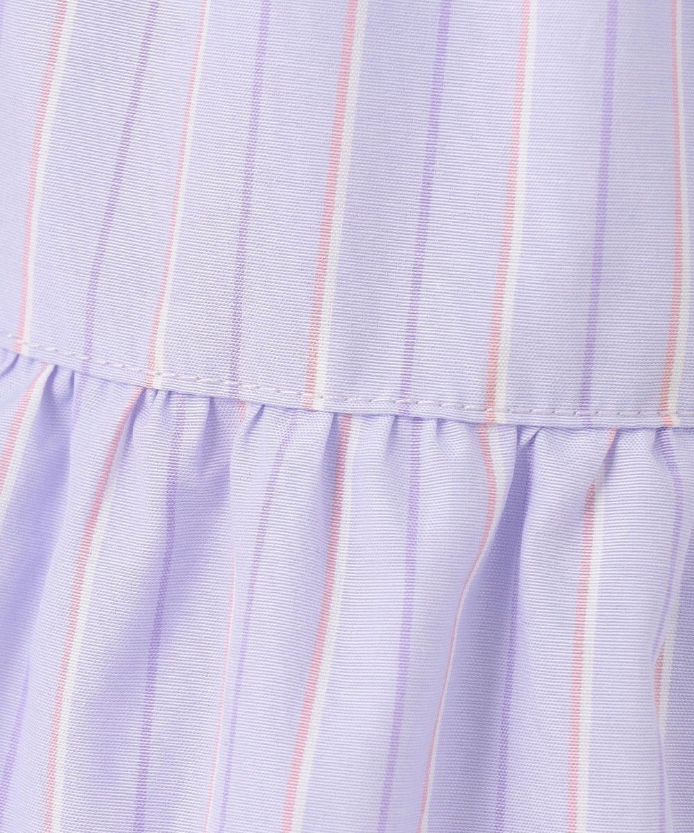 ANY KIDS ストライプ シャツ ワンピース 