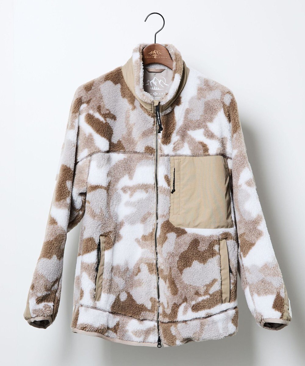 JOSEPH ABBOUD MOUNTAIN 【軽量】カモフラージュフリース ブルゾン 