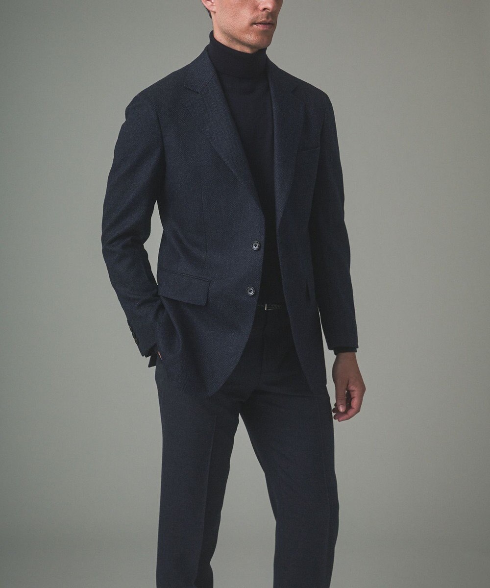 GOTAIRIKU 【尾州】カシミヤブレンド定番ヘリンボーン ジャケット(2024年モデル) 