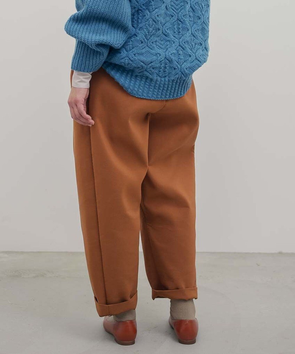 muuc トリプルクロス タックパンツ｜軽くてふっくらした三重織り生地・セットアップ可能 