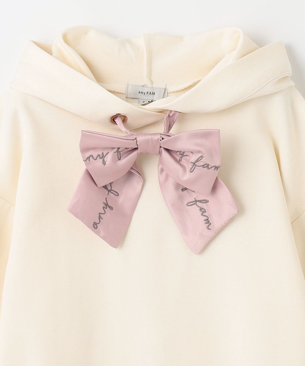 ANY KIDS フード付き ダンボール トレーナー 