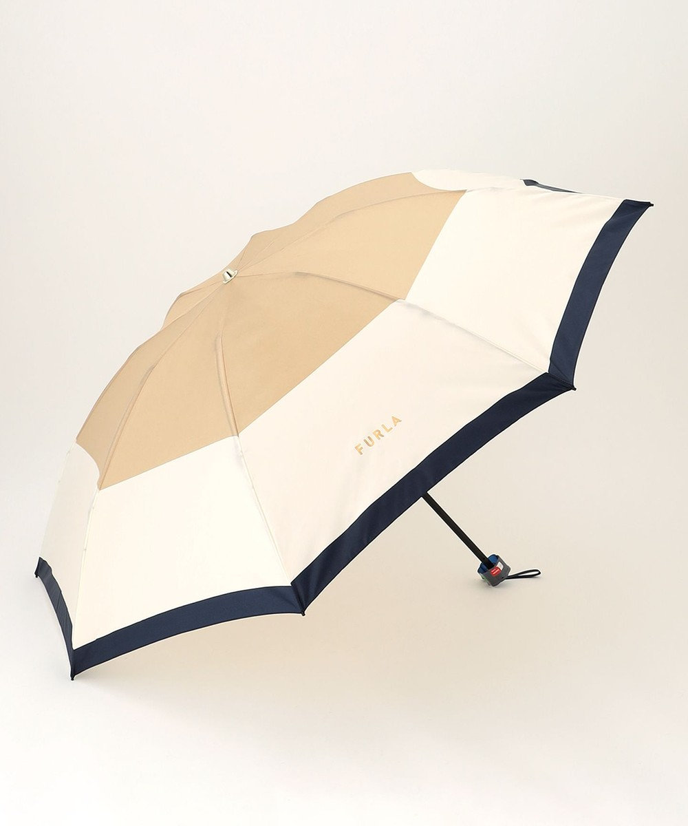 FURLA 折りたたみ傘 カラーボーダー / MOONBAT | ファッション通販 