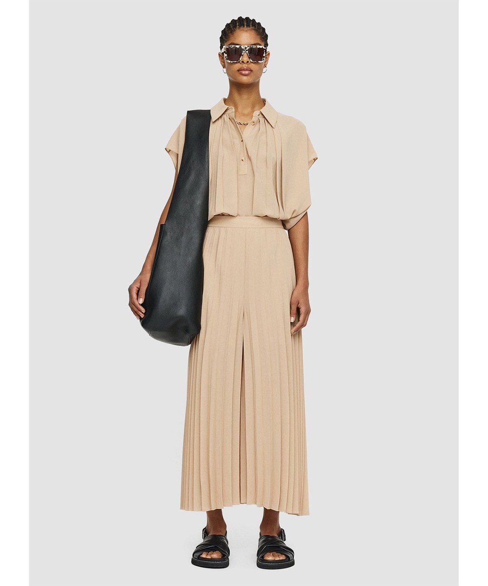 JOSEPH エアリープリッセ　クロップドトラウザーズ 