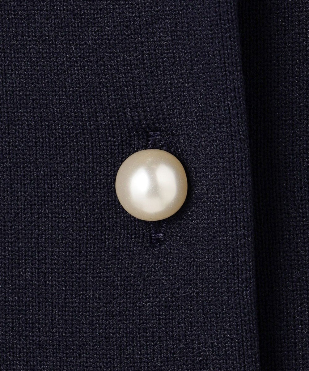 UNFILO L BEAUTY FORM KNIT パールボタン カーディガン 