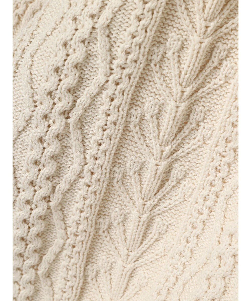 AMERICAN HOLIC 衿付きケーブルニットカーディガン 