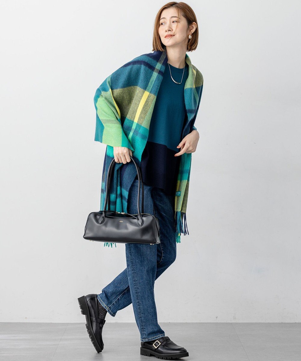 23区 【VERY掲載】カシミヤ チェック ストール 