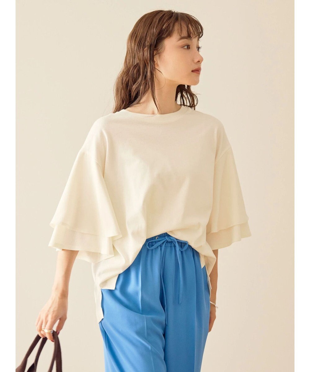 AMERICAN HOLIC 異素材スリーブプルオーバー 