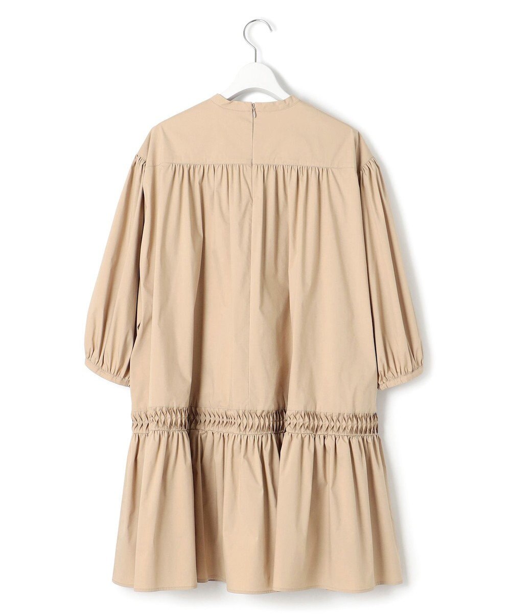 23区 L 【洗える】コンパクトライトクロス ピンタック チュニックワンピース 