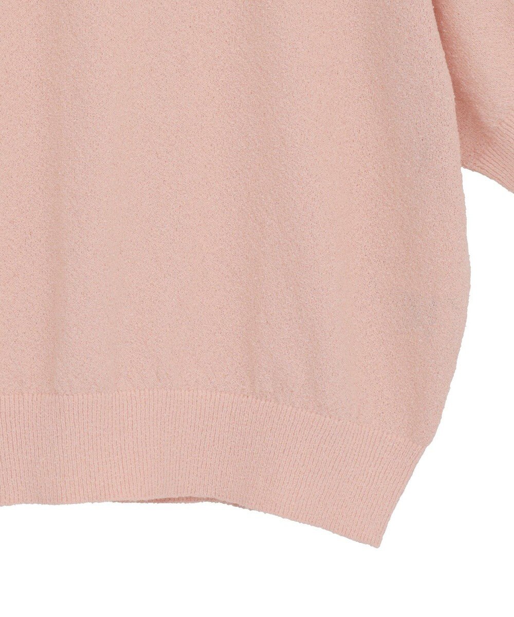 AMERICAN HOLIC ブークレ半袖ニットトップス 