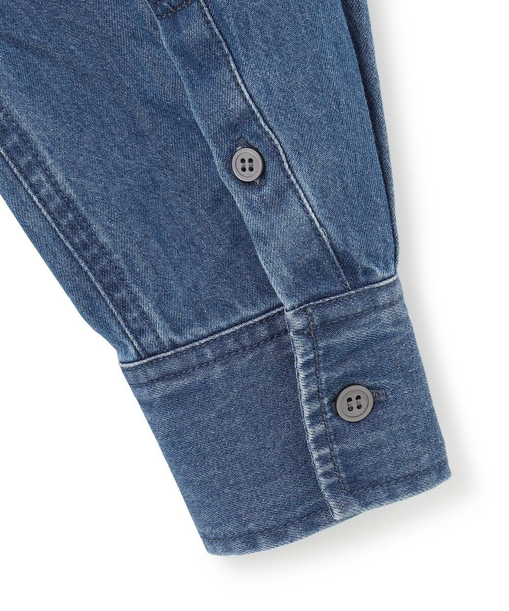 23区 S 【洗える】23区DENIM ライトダンガリー シャツ 