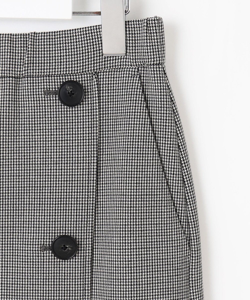 自由区 S 【撥水加工・洗える】TRギャバチェック柄 スカート 