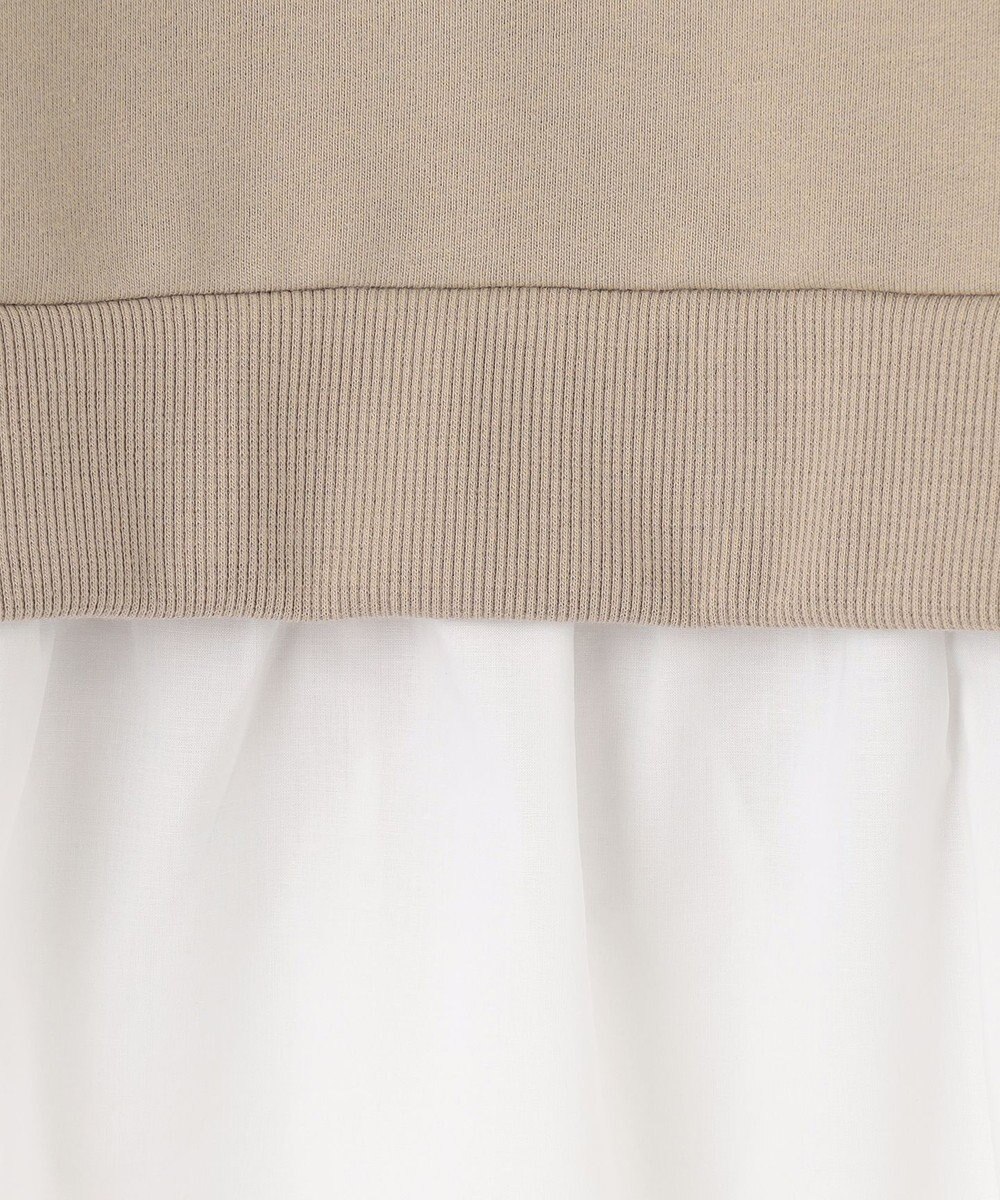 ANY L 裏毛レイヤード風トップス 