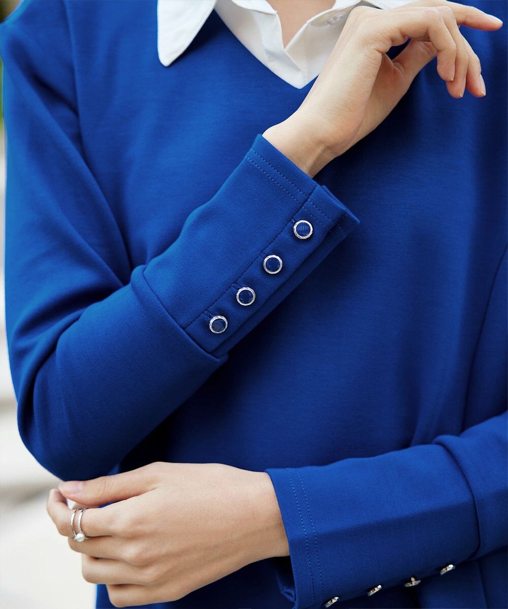 Tiaclasse 【洗える】【ふわもち美すふれ】フレアシルエットカットソー 