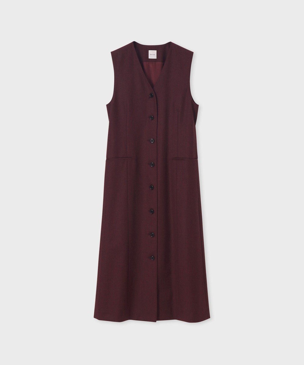 Paul Smith カシミアブレンド フランネル ジャンパースカート 