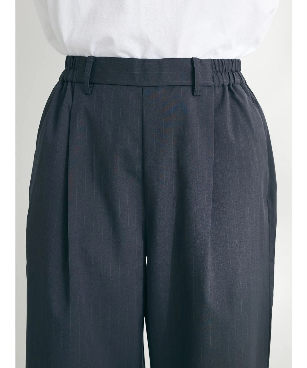 CRAFT STANDARD BOUTIQUE イージーケアピンストライプテーパードパンツ 