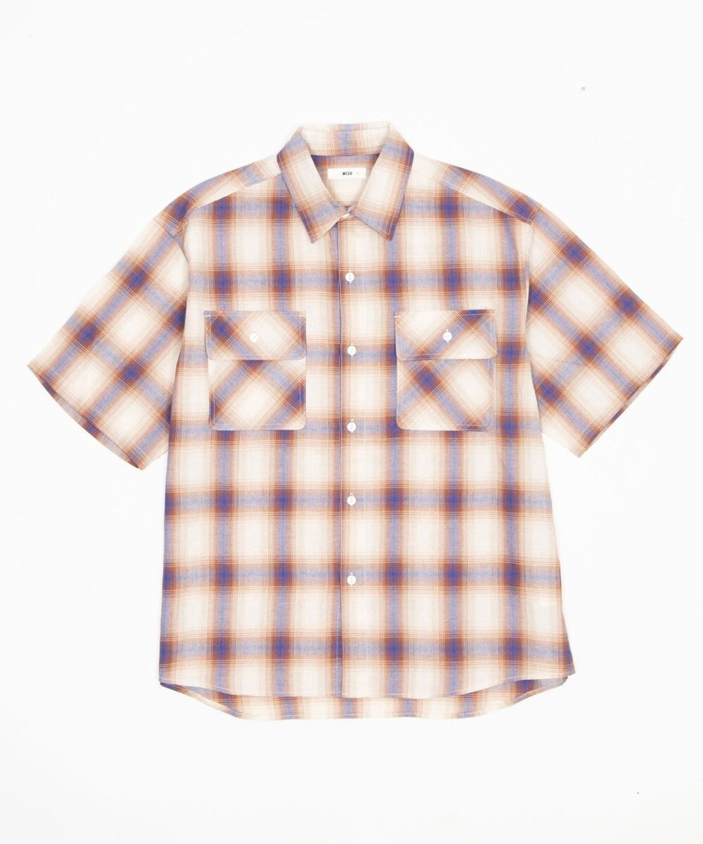 WEGO オンブレチェックシャツ（SS） 