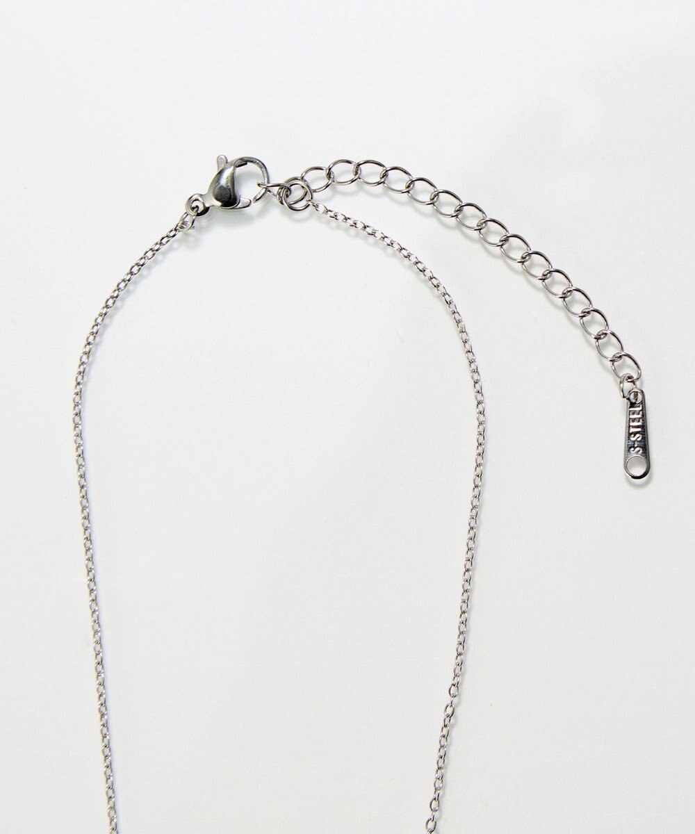 Phoebe 〈金属アレルギー対応〉グロッシーミニホースシューネックレス　シルバー　ステンレス/馬蹄/蹄鉄/ラッキーモチーフ/ギフト/プレゼント 