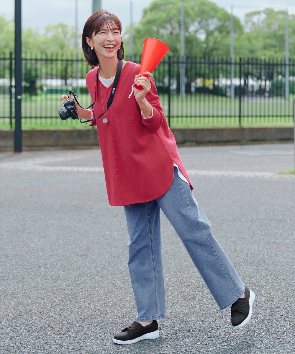 Tiaclasse 【安田美沙子さん着用・選べる裾】 レイヤードヘムカットソーTシャツ 