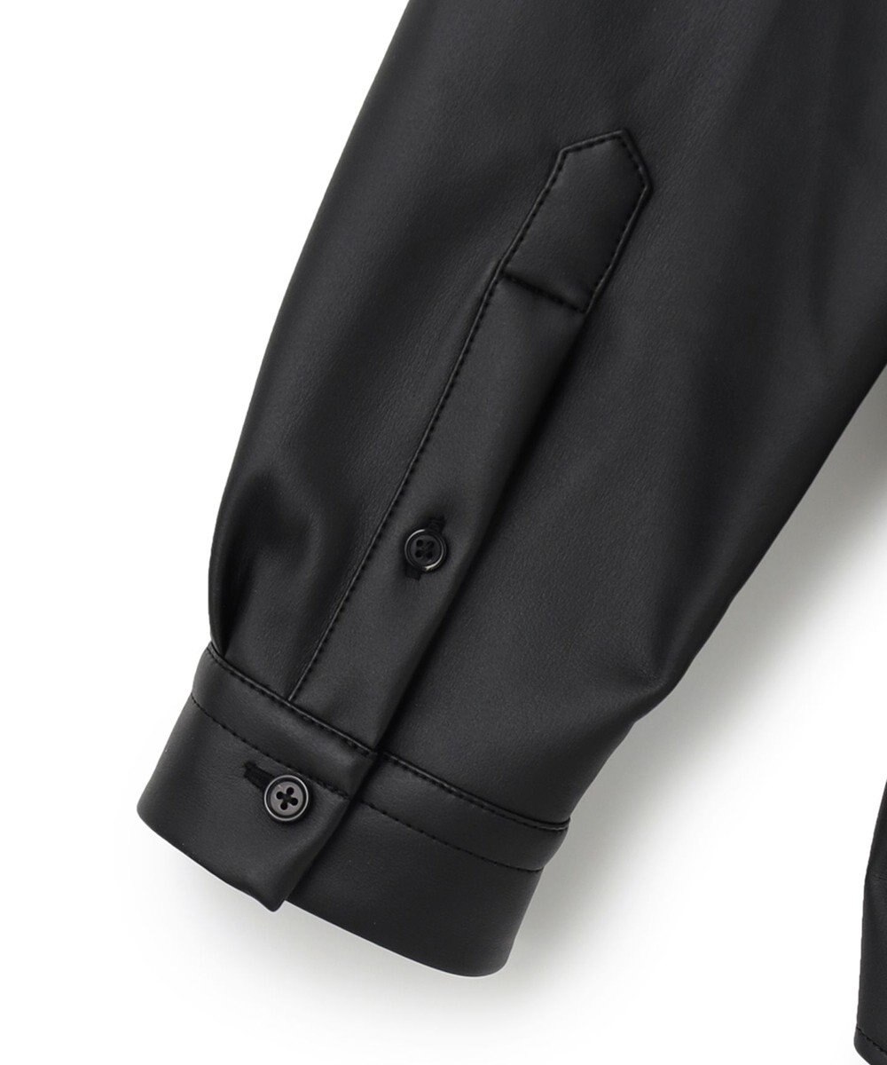 JOSEPH HOMME 【感動的な滑らかさと弾力】シンセティックレザー　シャツ 