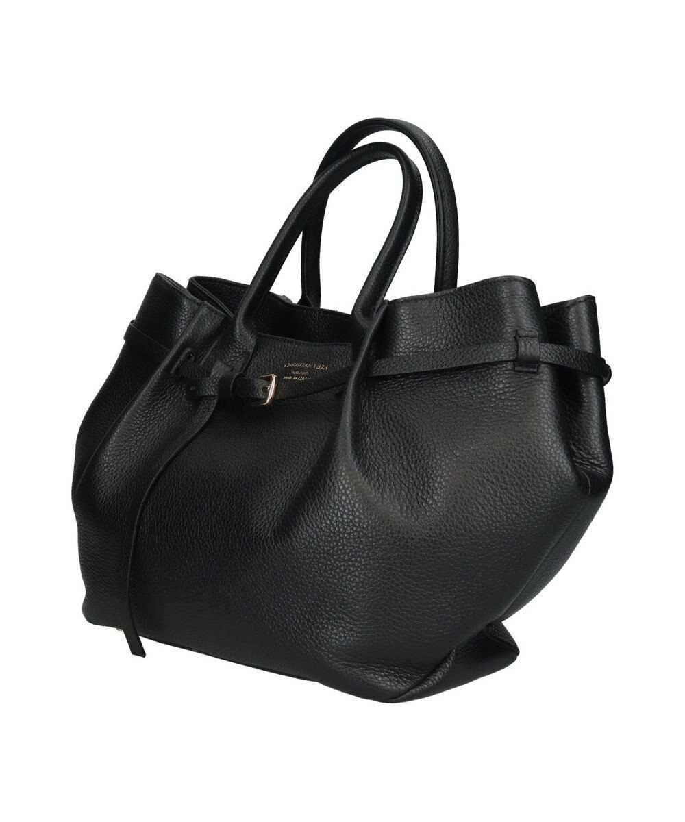 INTER-CHAUSSURES 【CHRISTIAN VILLA】シュリンクレザーハンドバッグ 