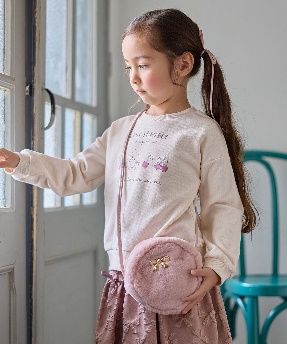 ANY KIDS フェイクファーポシェット 