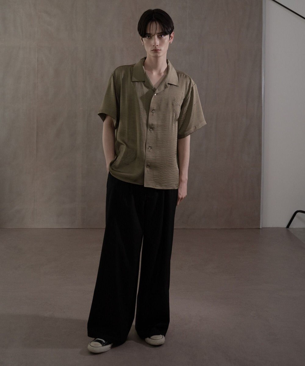 WEGO サテン刺繍シャツ（SS） 