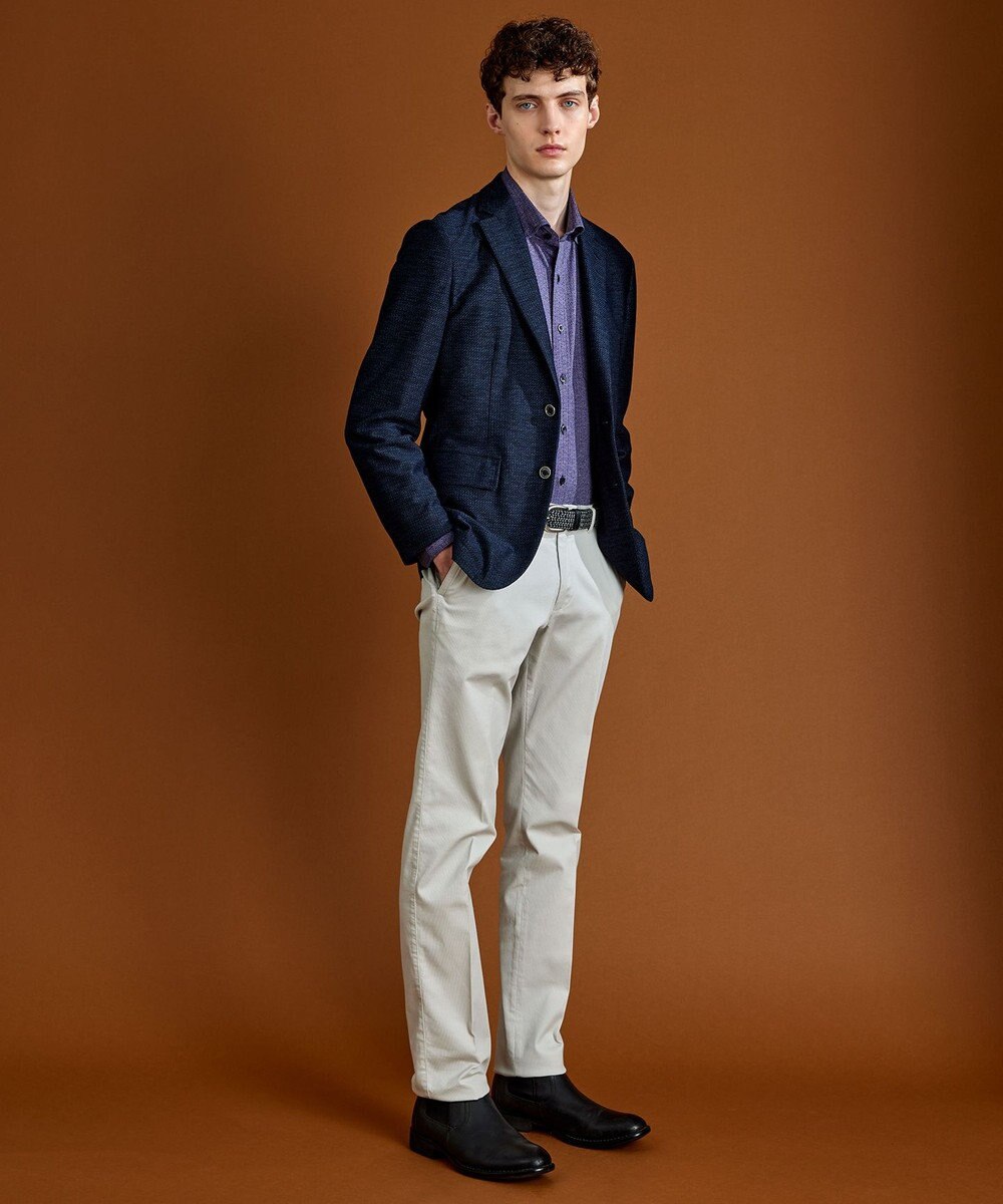 JOSEPH ABBOUD 【キングサイズ・人気】ウエストも伸びる！ 定番 オーガニックストレッチパンツ 