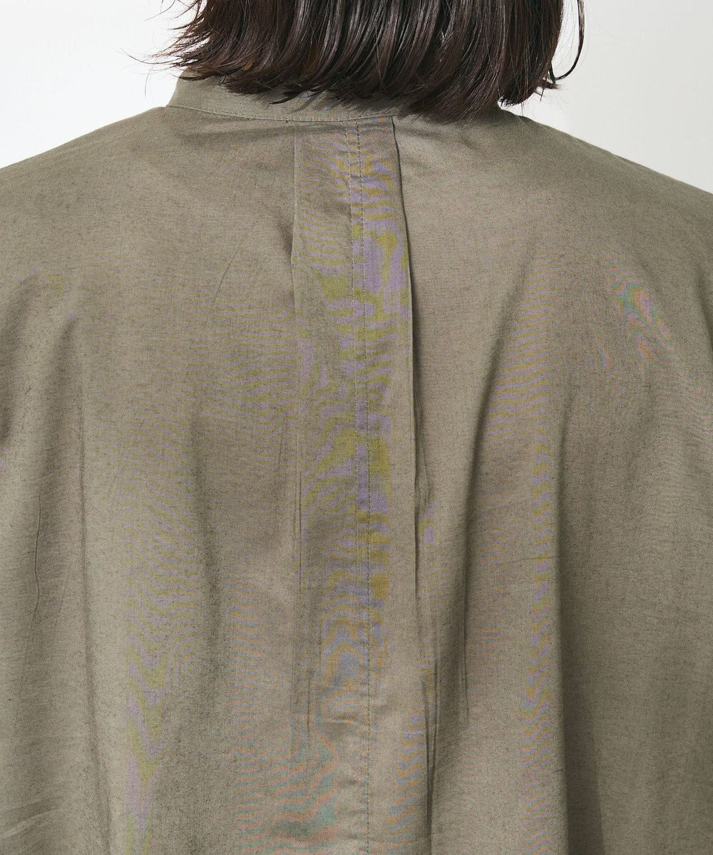 CRAFT STANDARD BOUTIQUE インド綿混パフスリーブシャツ 