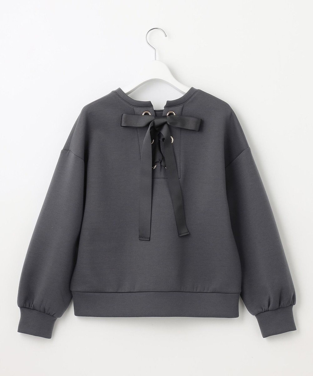 Feroux 【洗える・セットアイテム】バックリボンダンボール セットアップ 