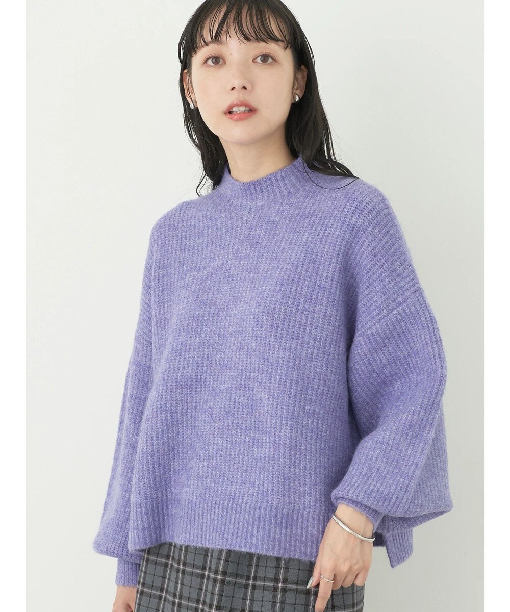 earth music&ecology ＦＬＵＦＦＹハイネックプルオーバー 