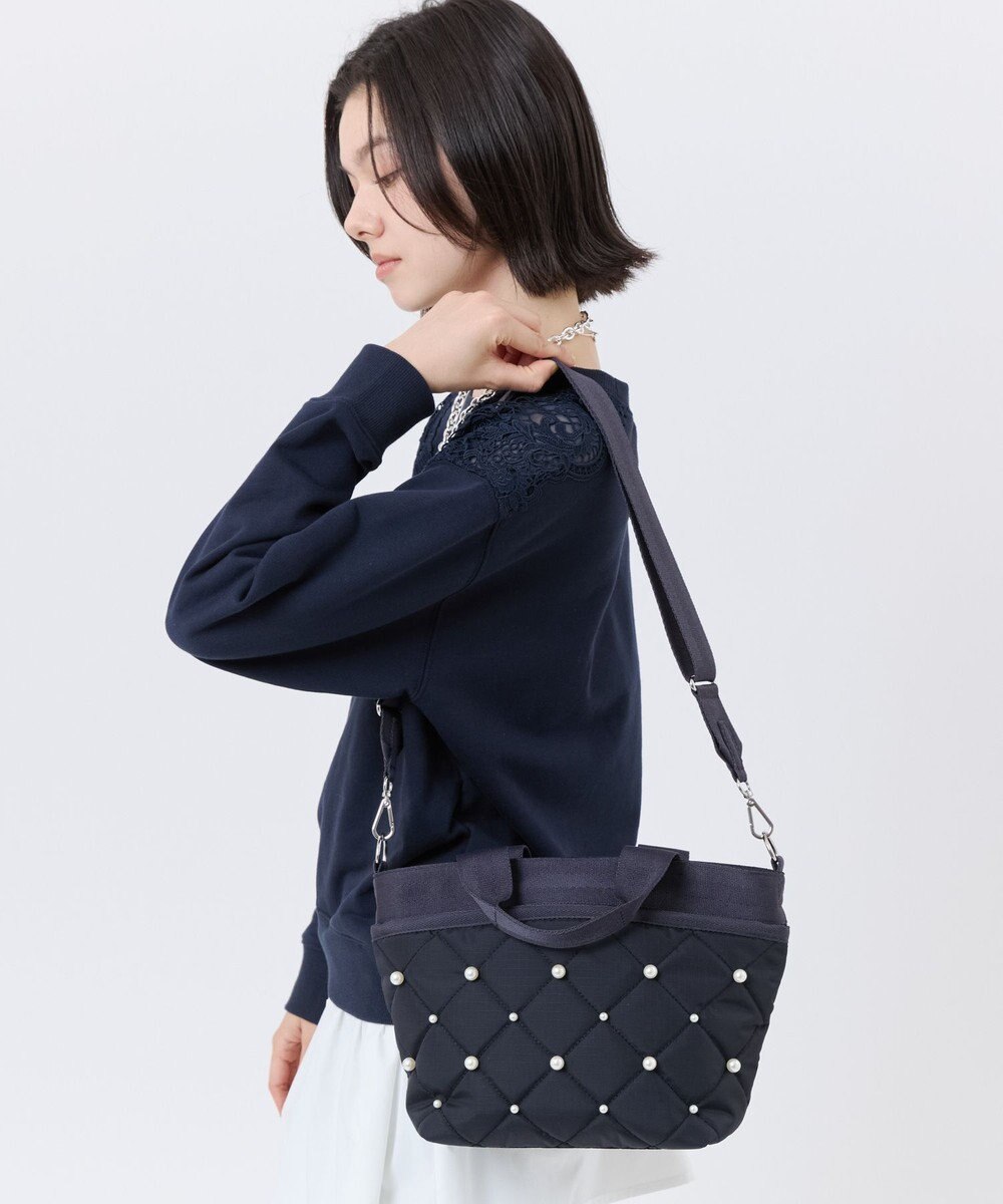 LeSportsac SM BUCKET TOTE W PEARLS/ディープシーパール 
