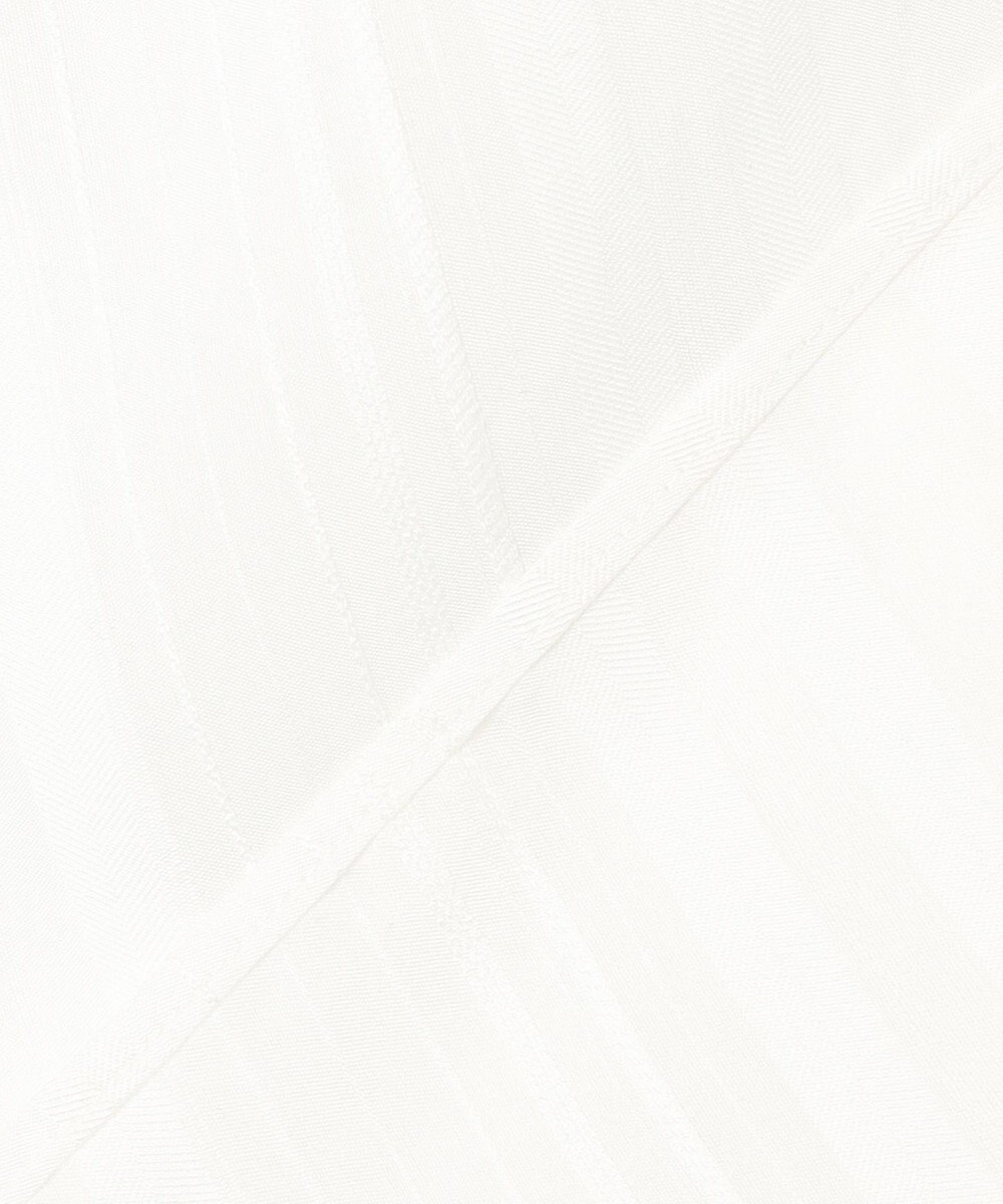 23区 【先行予約】ドビーストライプ バックタック フレアブラウス 