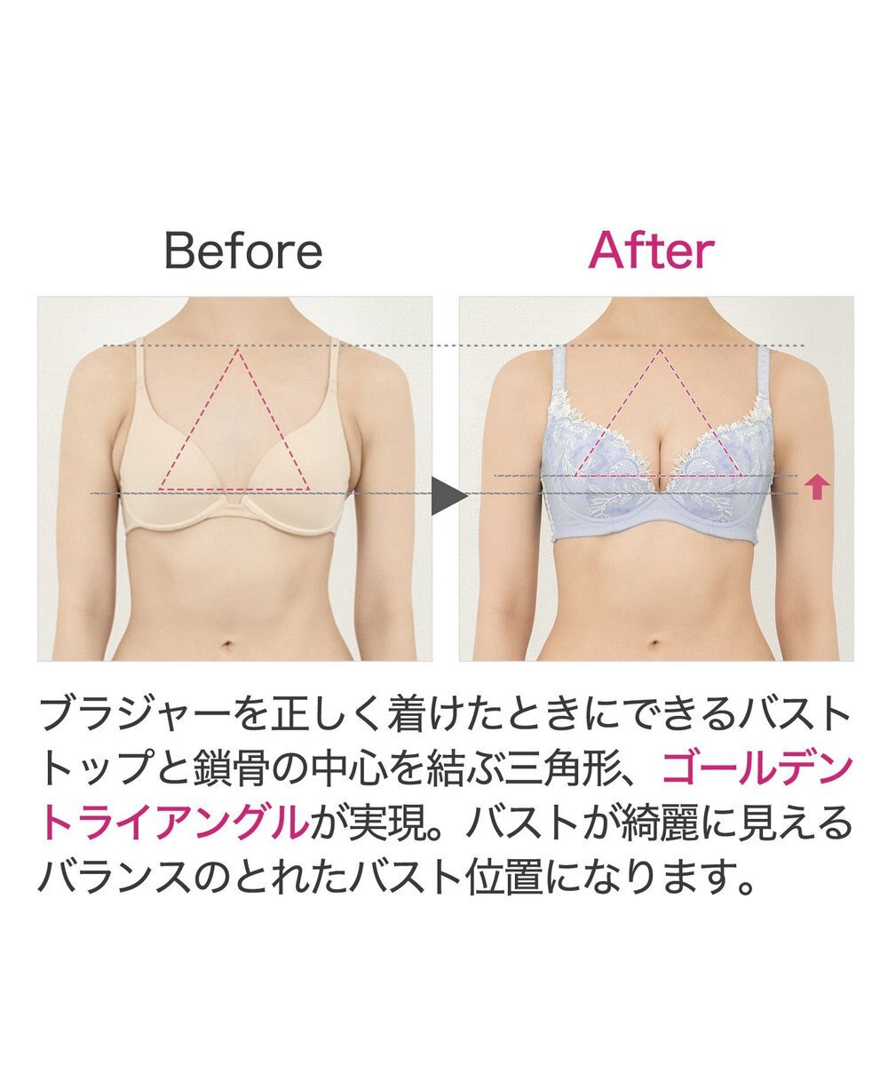 BRADELIS New York 【BRADELIS New York/ 育乳ブラ・STEP2 寄せる】ベルステップ2ブラ24S1 