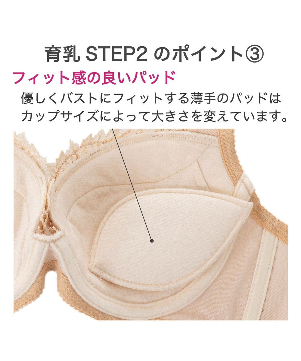 BRADELIS New York 【BRADELIS New York/ 育乳ブラ・STEP2 寄せる】ベルステップ2ブラ24S1 