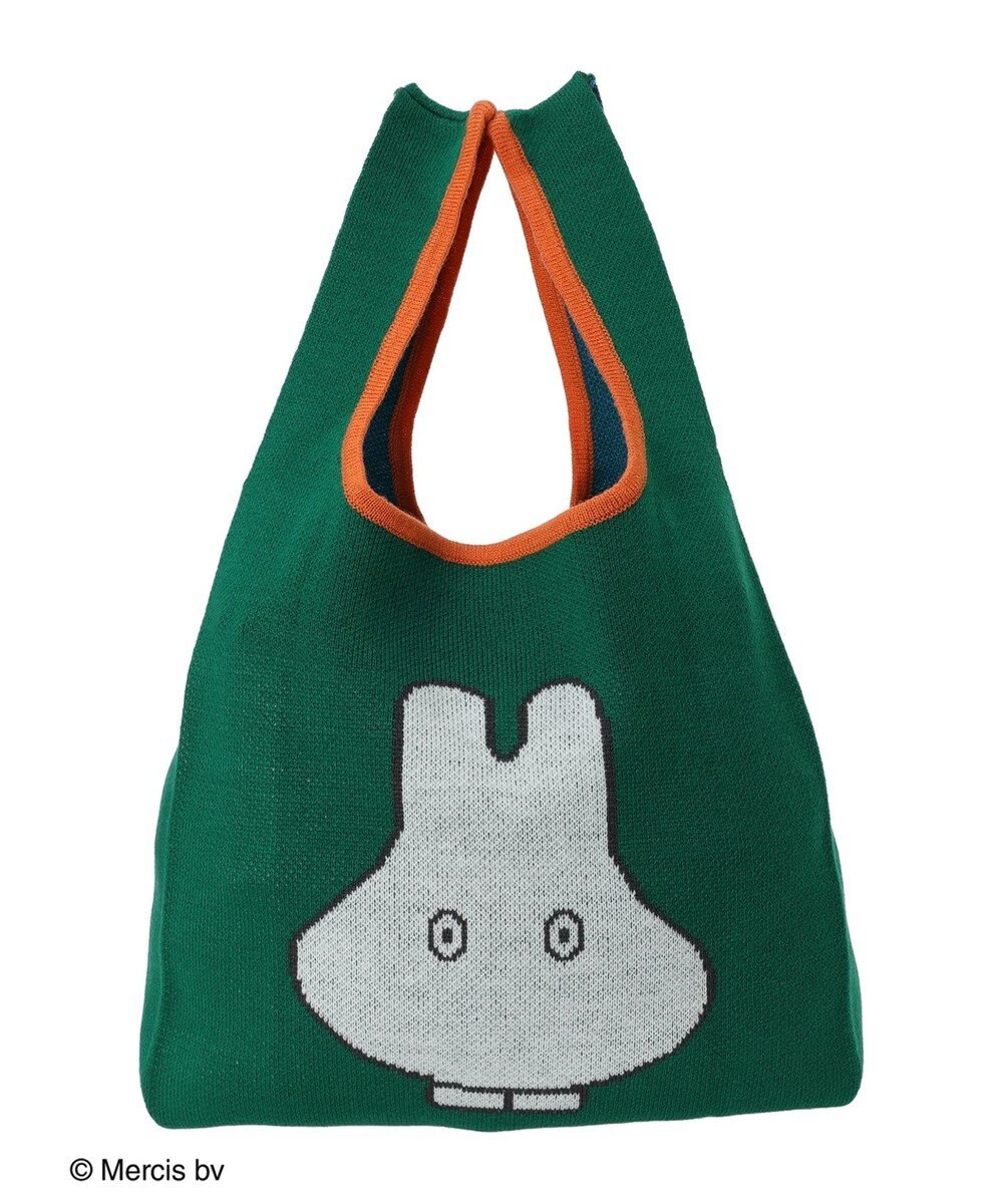 Green Parks ｍｉｆｆｙ／ジャガードニットバッグ 