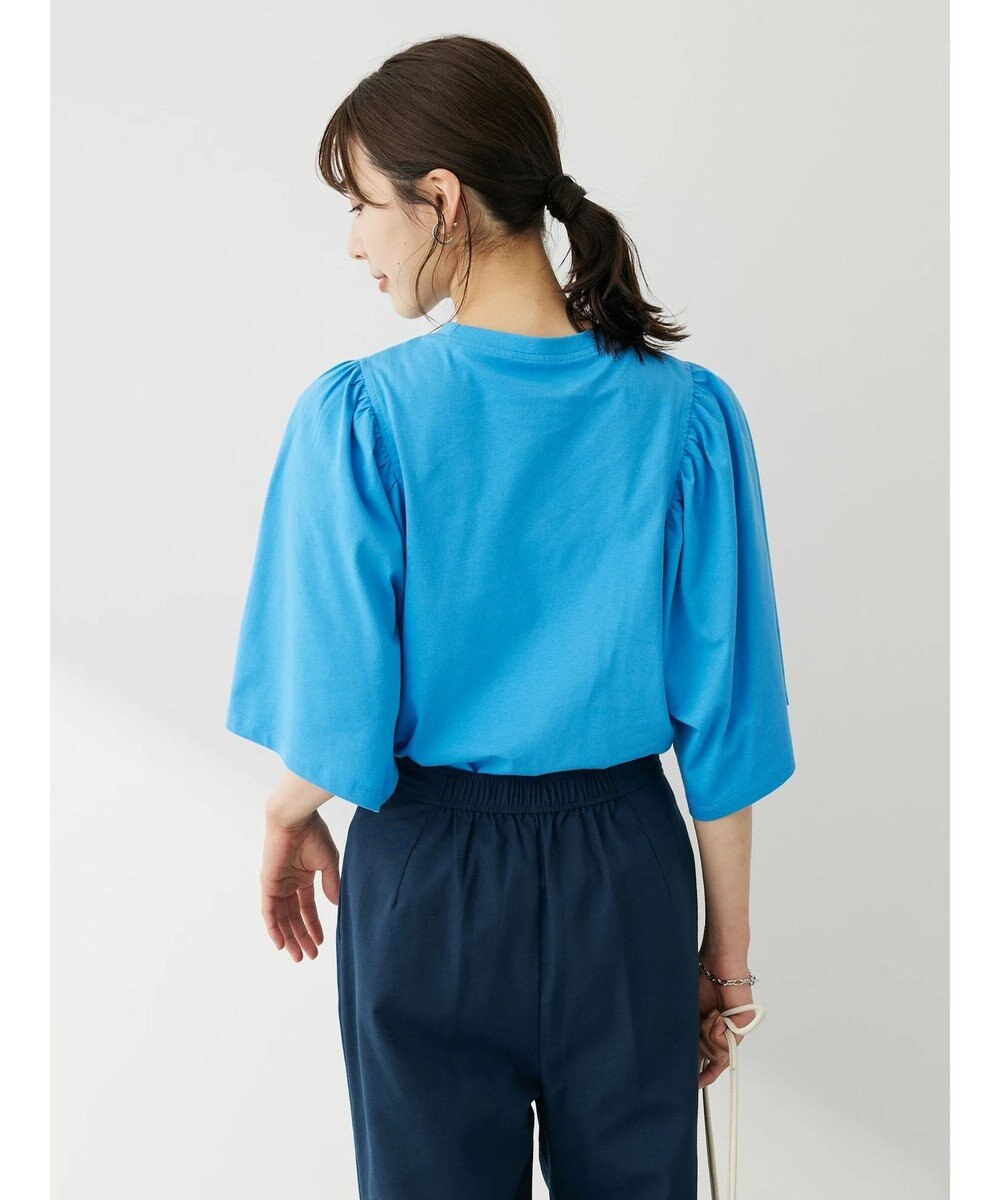 Green Parks 汗じみ防止袖ギャザープルオーバー 