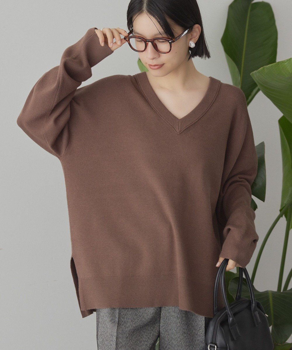 AMERICAN HOLIC バイパチVネックニットプルオーバー 