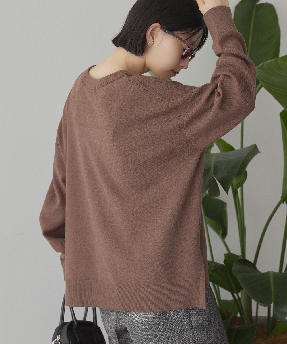 AMERICAN HOLIC バイパチVネックニットプルオーバー 