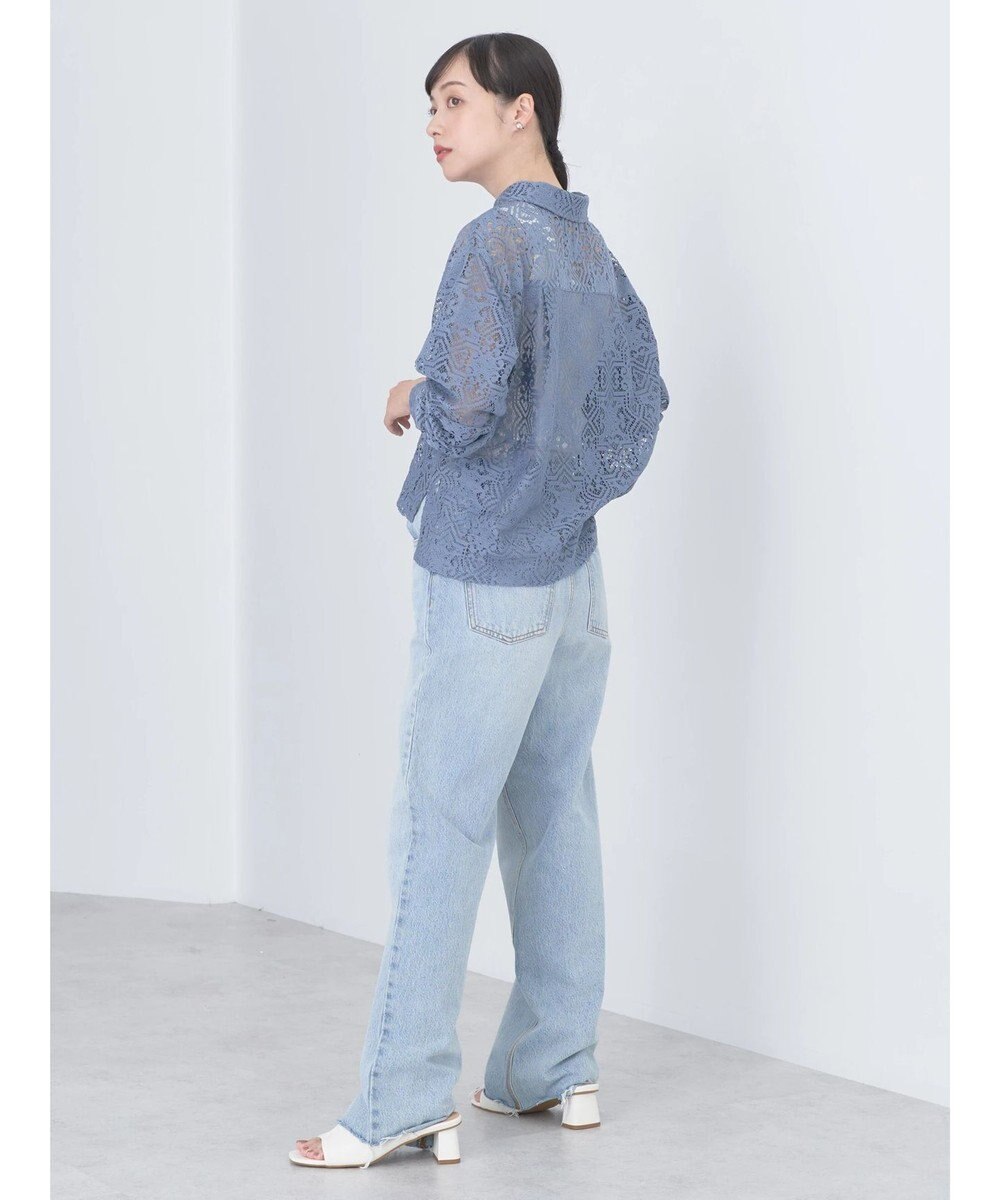 earth music&ecology レースショートシャツ 