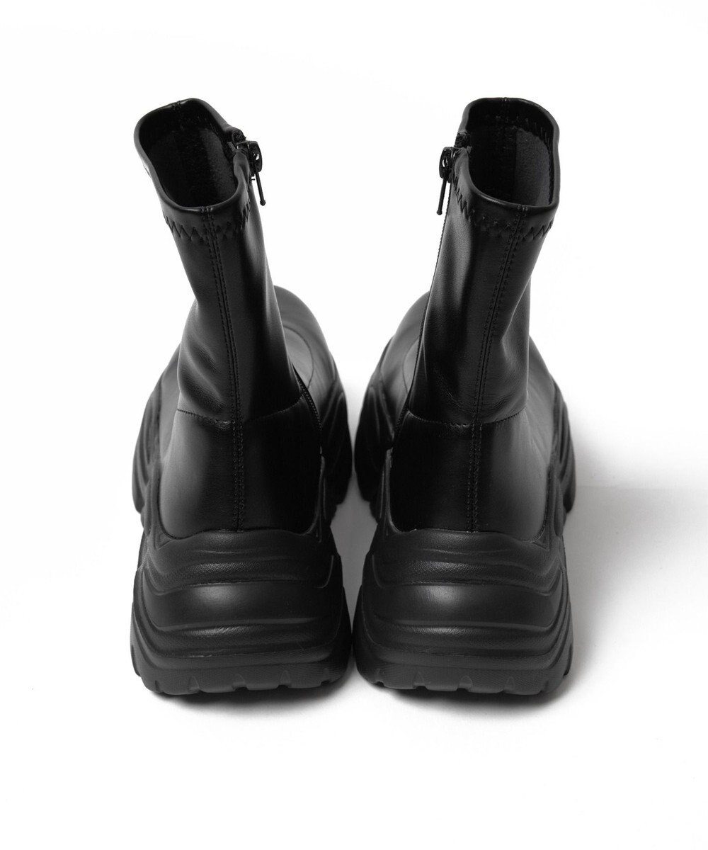 WEGO 厚底スニーカーソールショートブーツ 