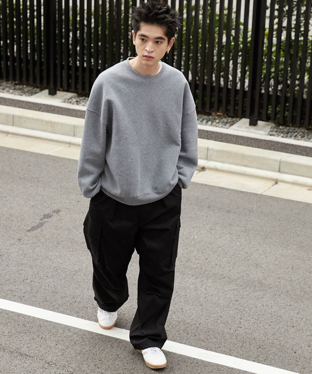 WEGO 【ウエストゴム】イージーワイドカーゴパンツ 