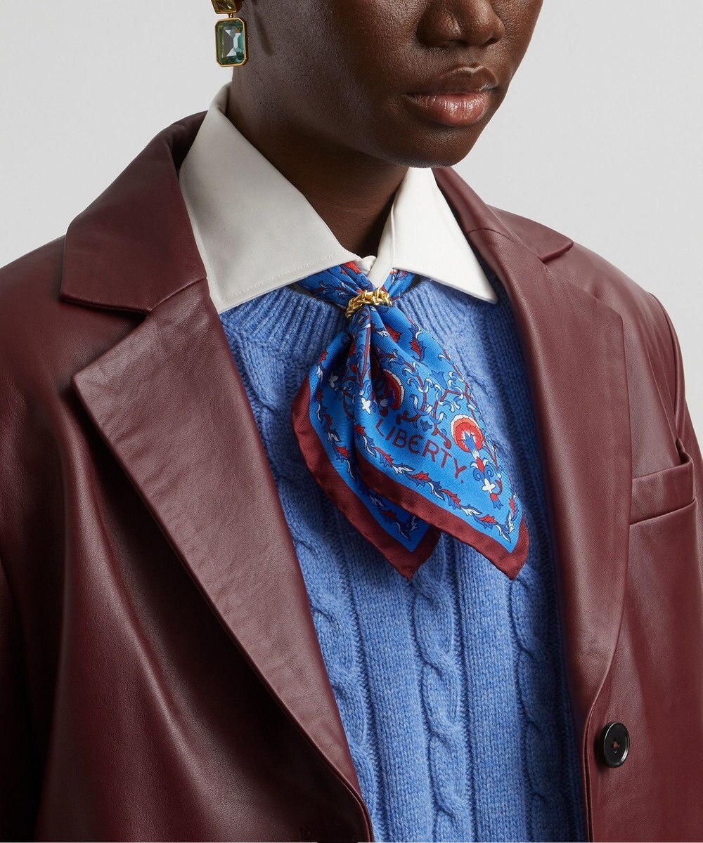 LIBERTY. ロデン シルクツイル スカーフ 45 