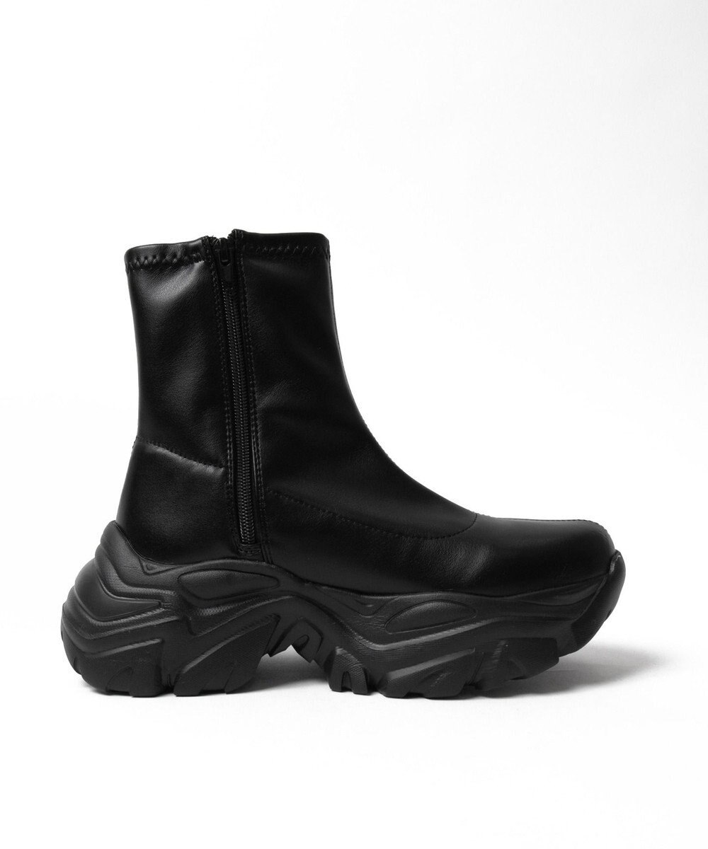 WEGO 厚底スニーカーソールショートブーツ 