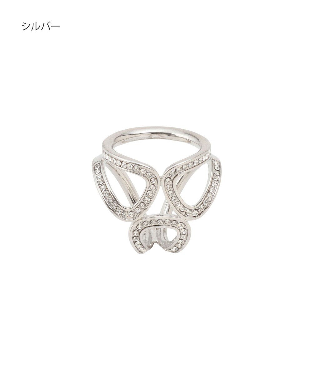 MOONBAT Luna Luce(ルナルーチェ)スカーフリング ガラスパヴェ 3Ring お手持ちのスカーフを通すだけ ギフト 