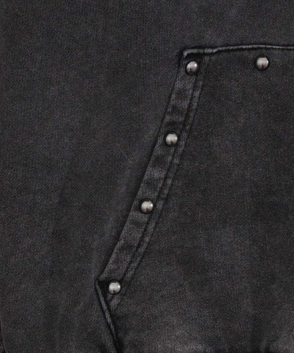 WEGO パウダーブリーチスタッズZIPパーカー 