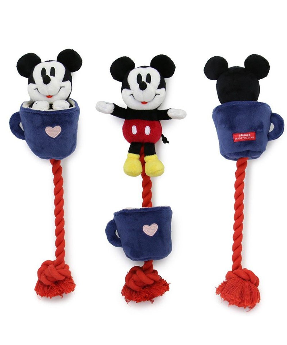 PET PARADISE ディズニー飛び出すロープトイ 《ミッキー/ミニー/プルート》 
